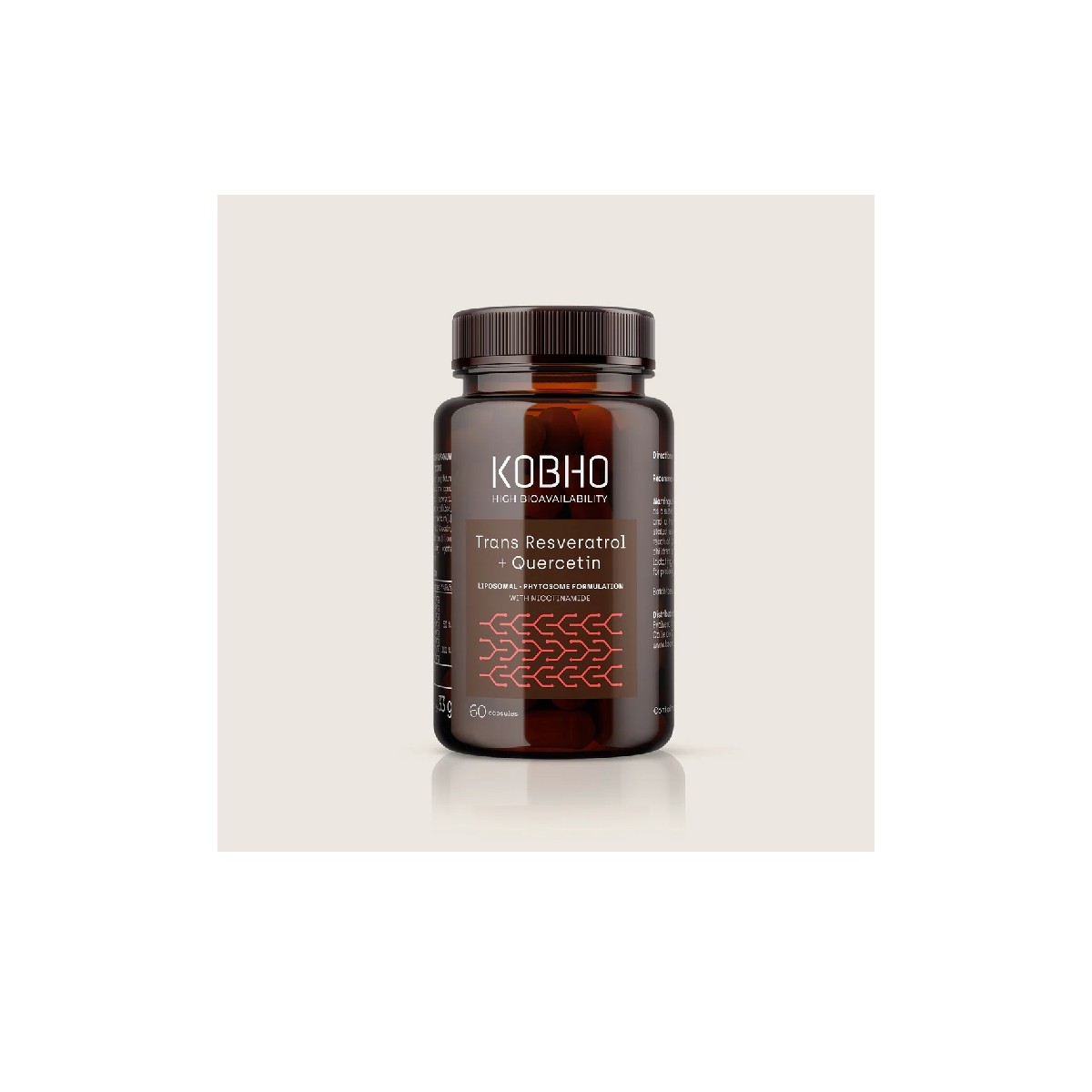 KOBHO TRANS RESVERATROL + QERCETINA 60 CÁPSULAS