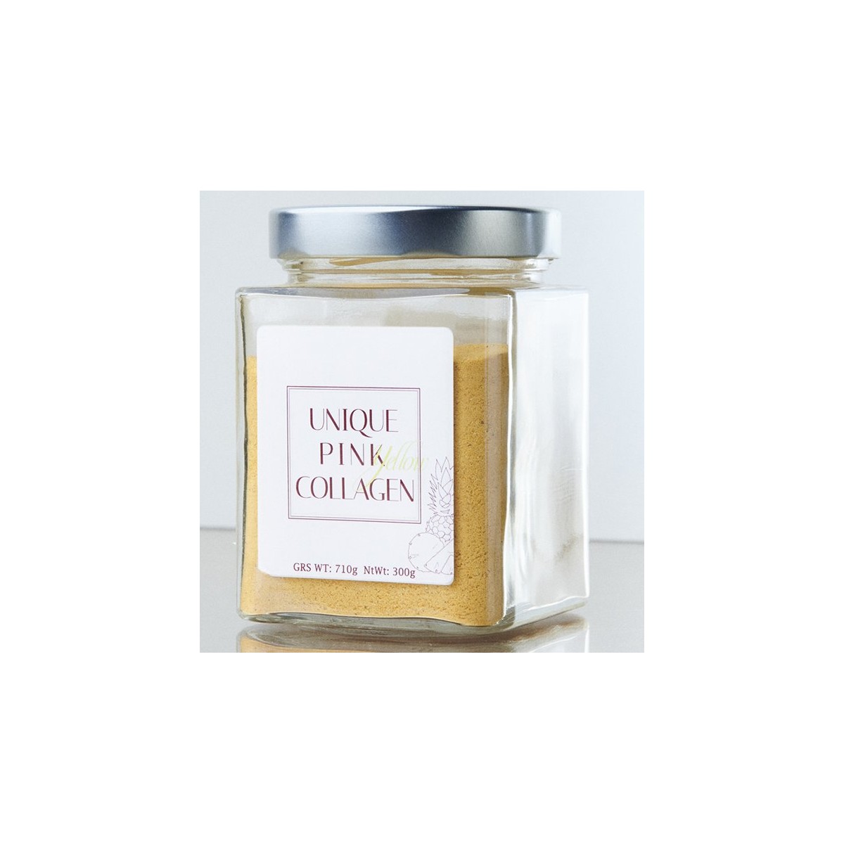 UNIQUE PINK YELLOW COLLAGEN