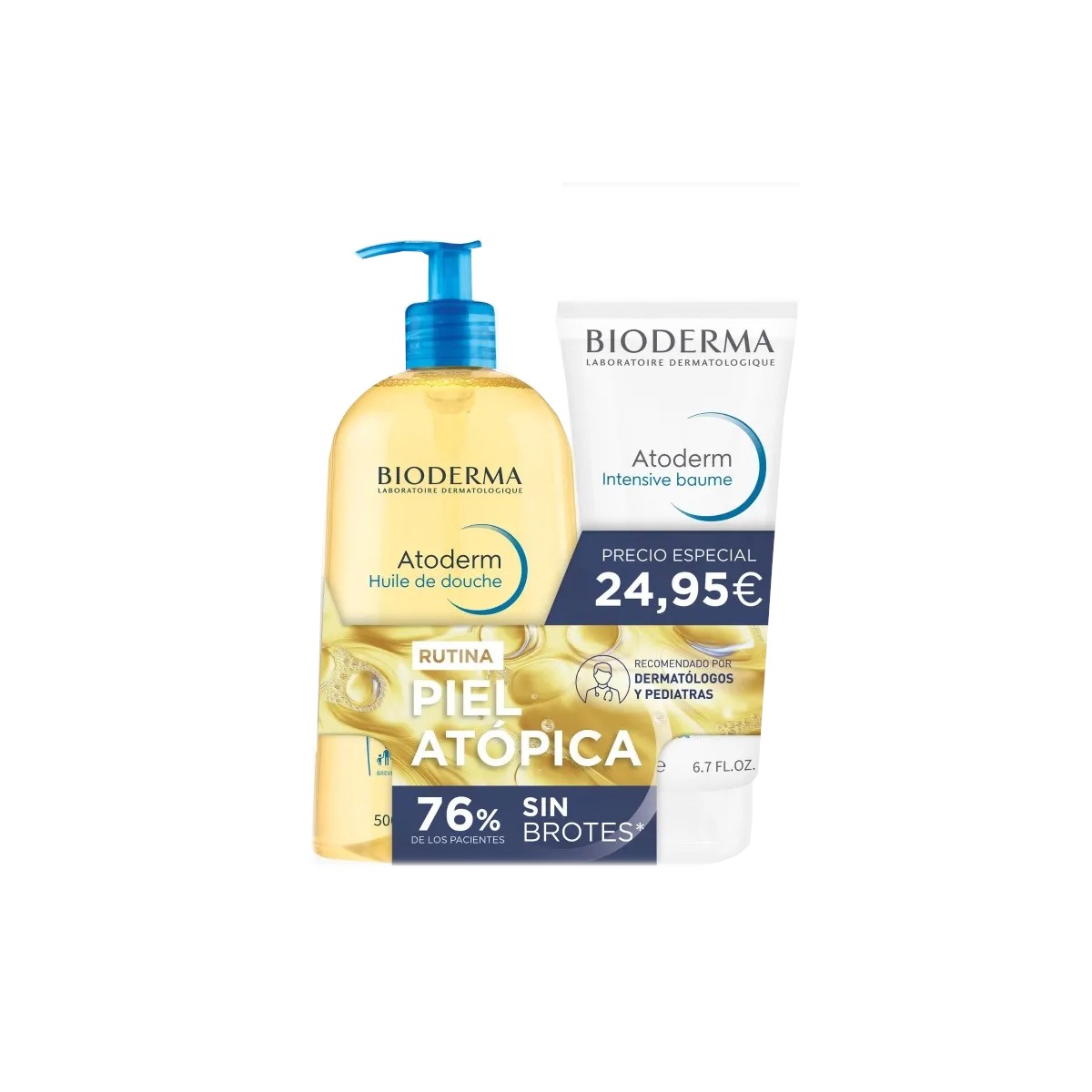 PACK ATODERM INTENSIVE BAUME 200ML + ACEITE DE...