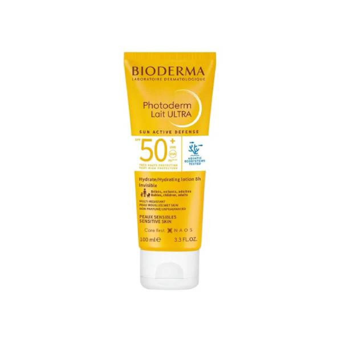 PHOTODERM LAIT ULTRA SPF 50+ 100ML BIODERMA